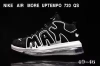 nike air max more uptempo 720 original black big air